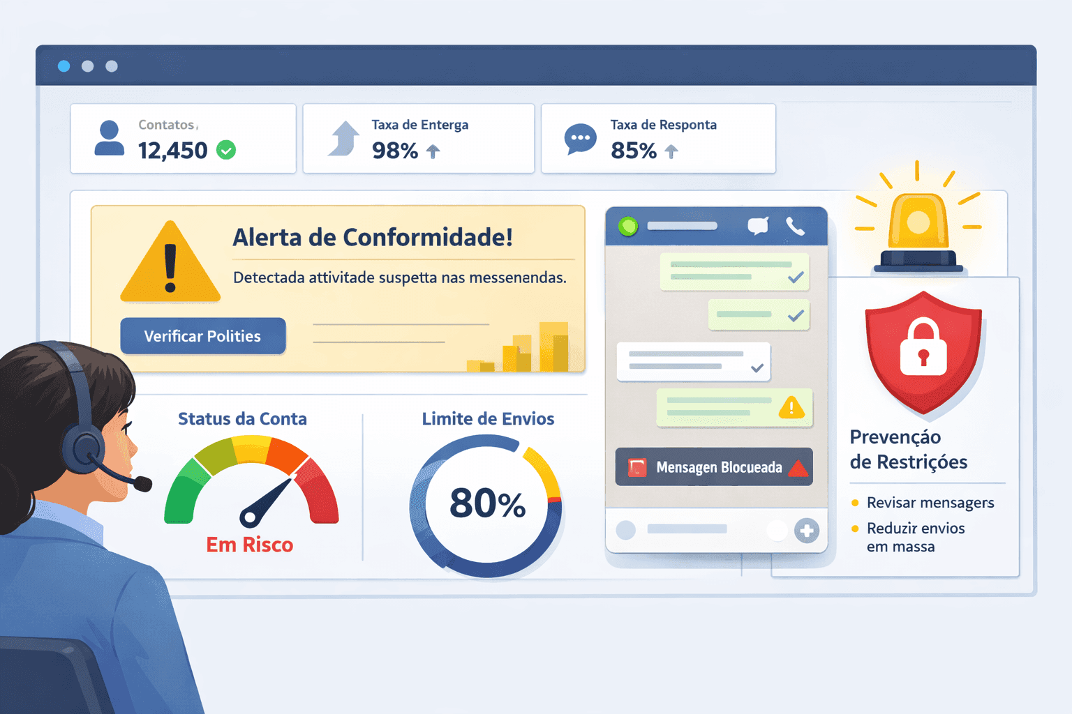 Como não ter meu WhatsApp restringido: guia prático para empresas